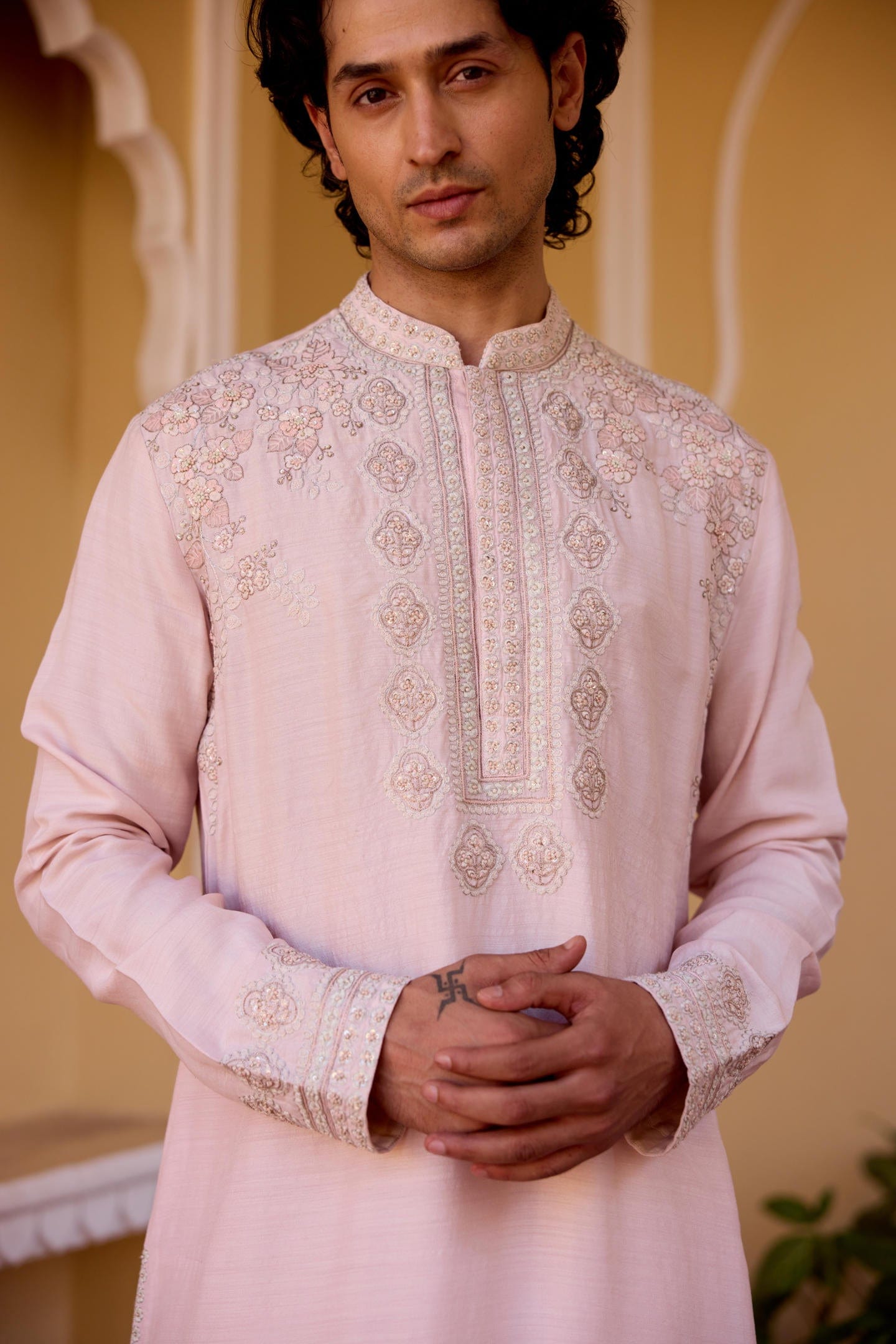 Powder Pink Kurta Set