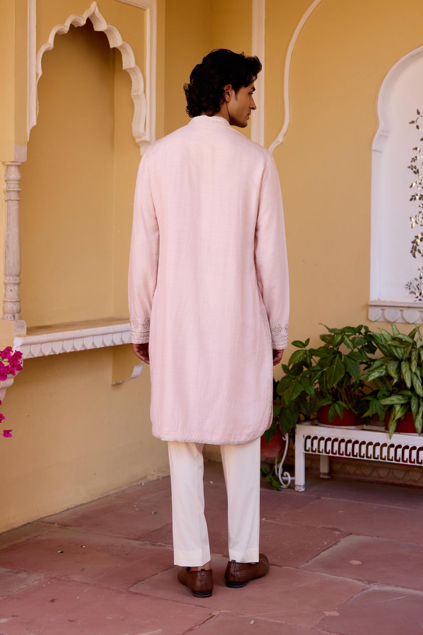 Powder Pink Kurta Set