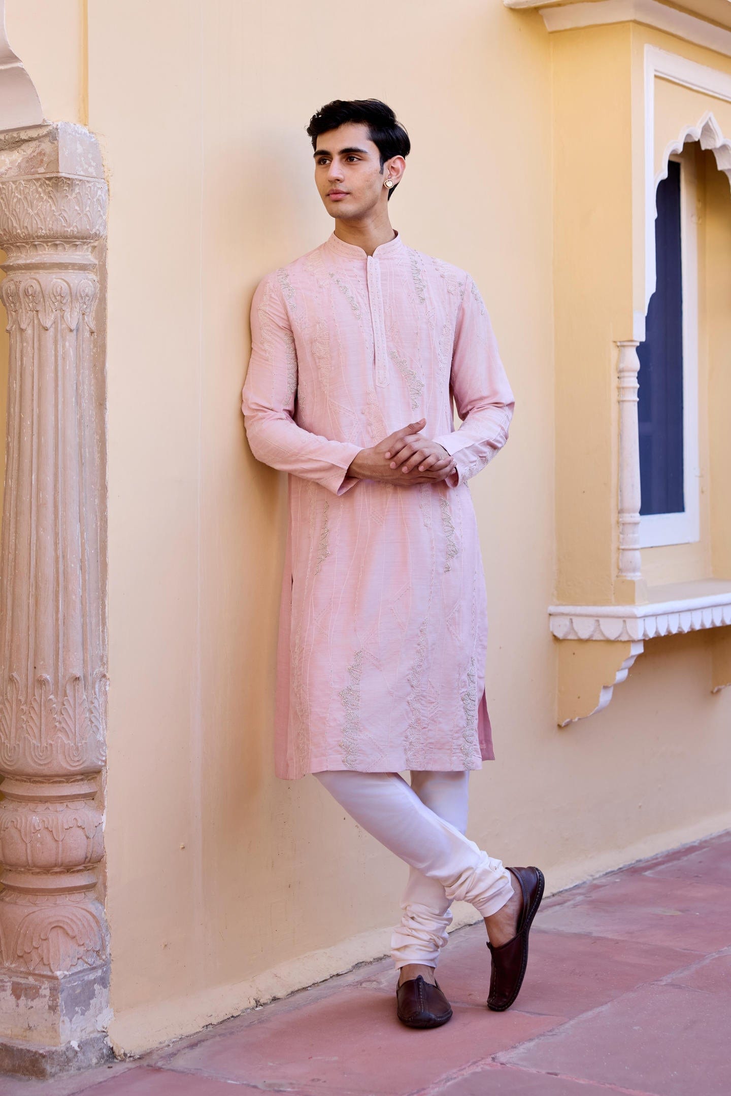 Baby Pink Kurta Set