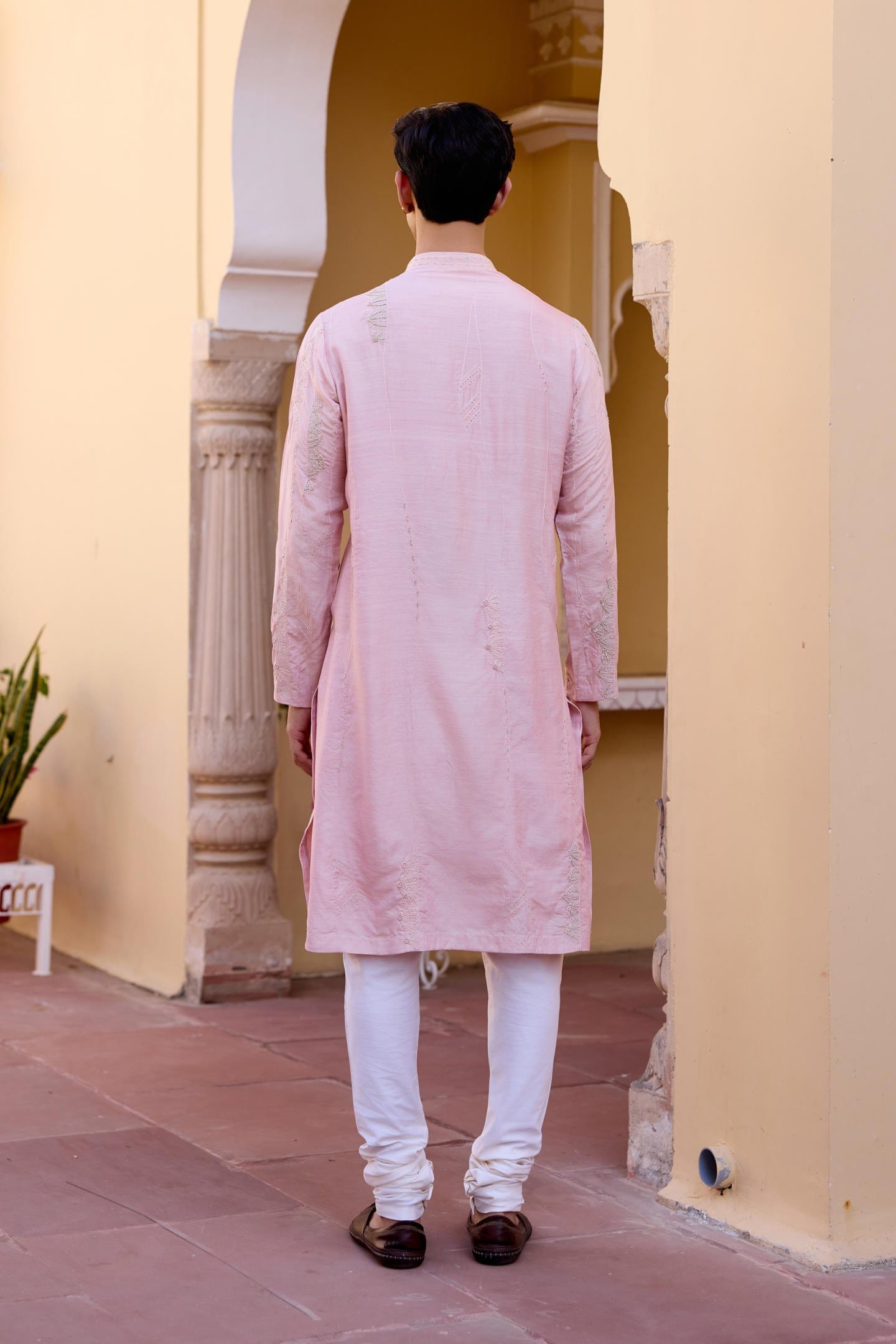 Baby Pink Kurta Set
