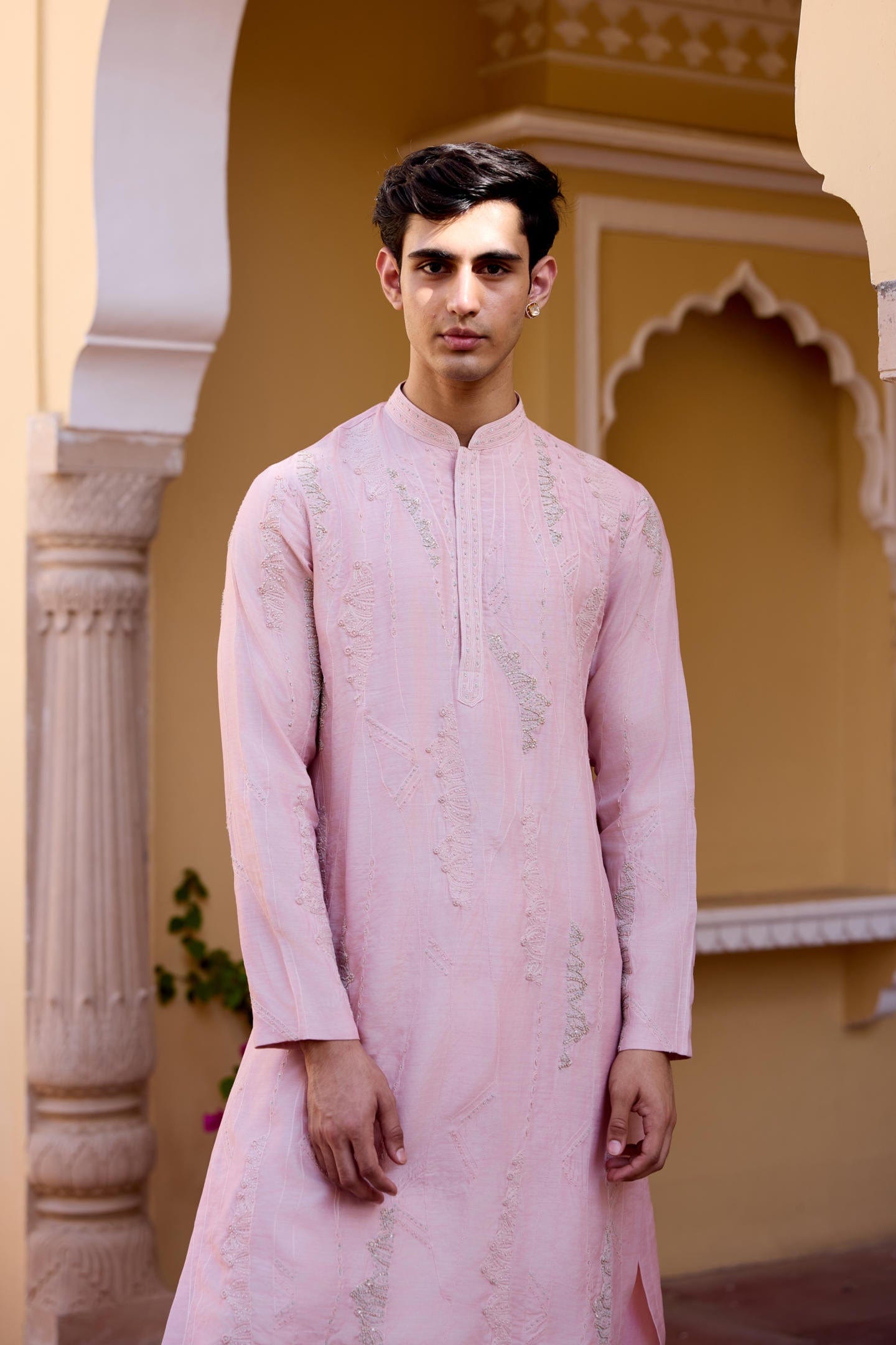 Baby Pink Kurta Set
