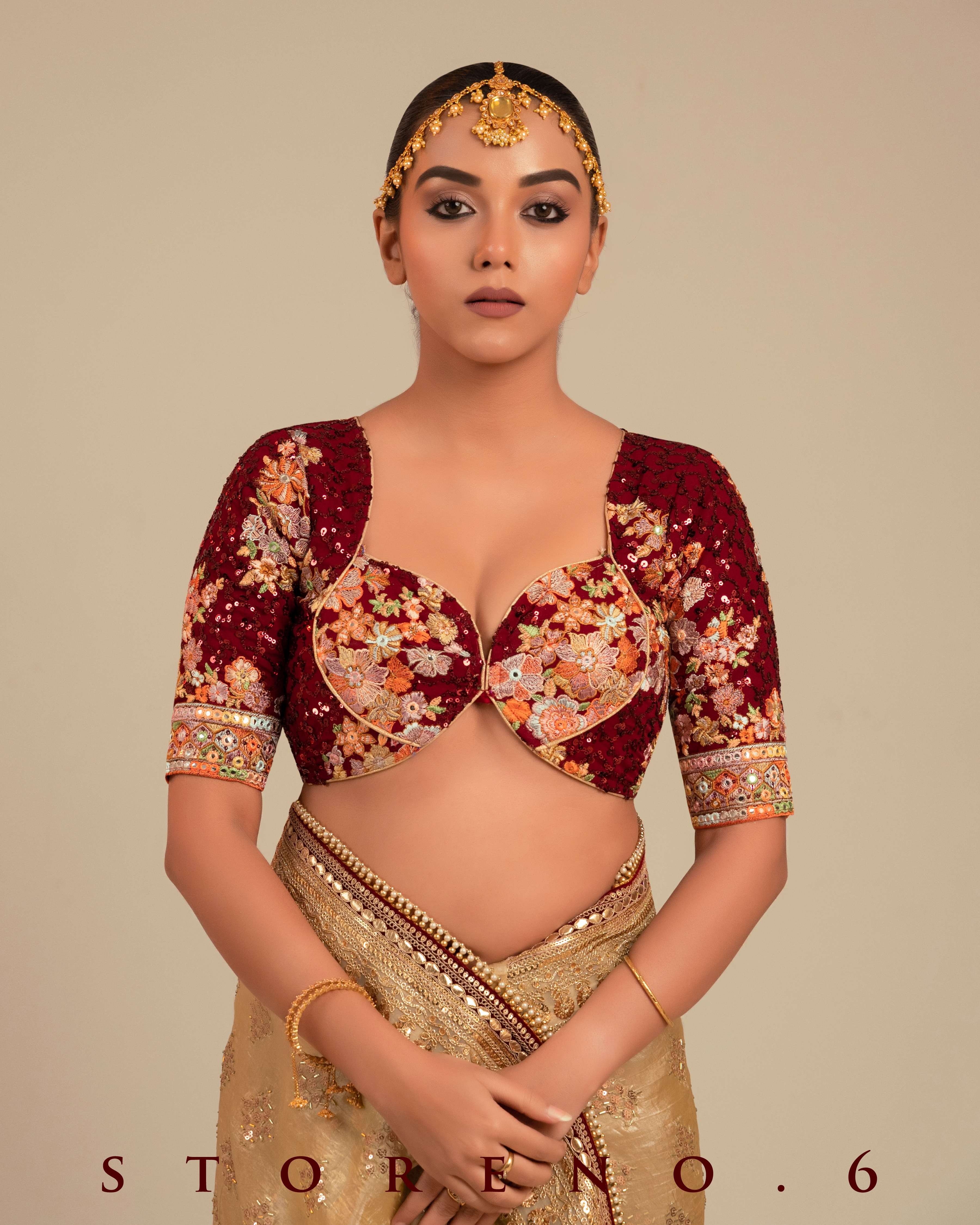 DESERT DELUXE SAREE WITH RAAKT AFSOON EDGE BLOUSE