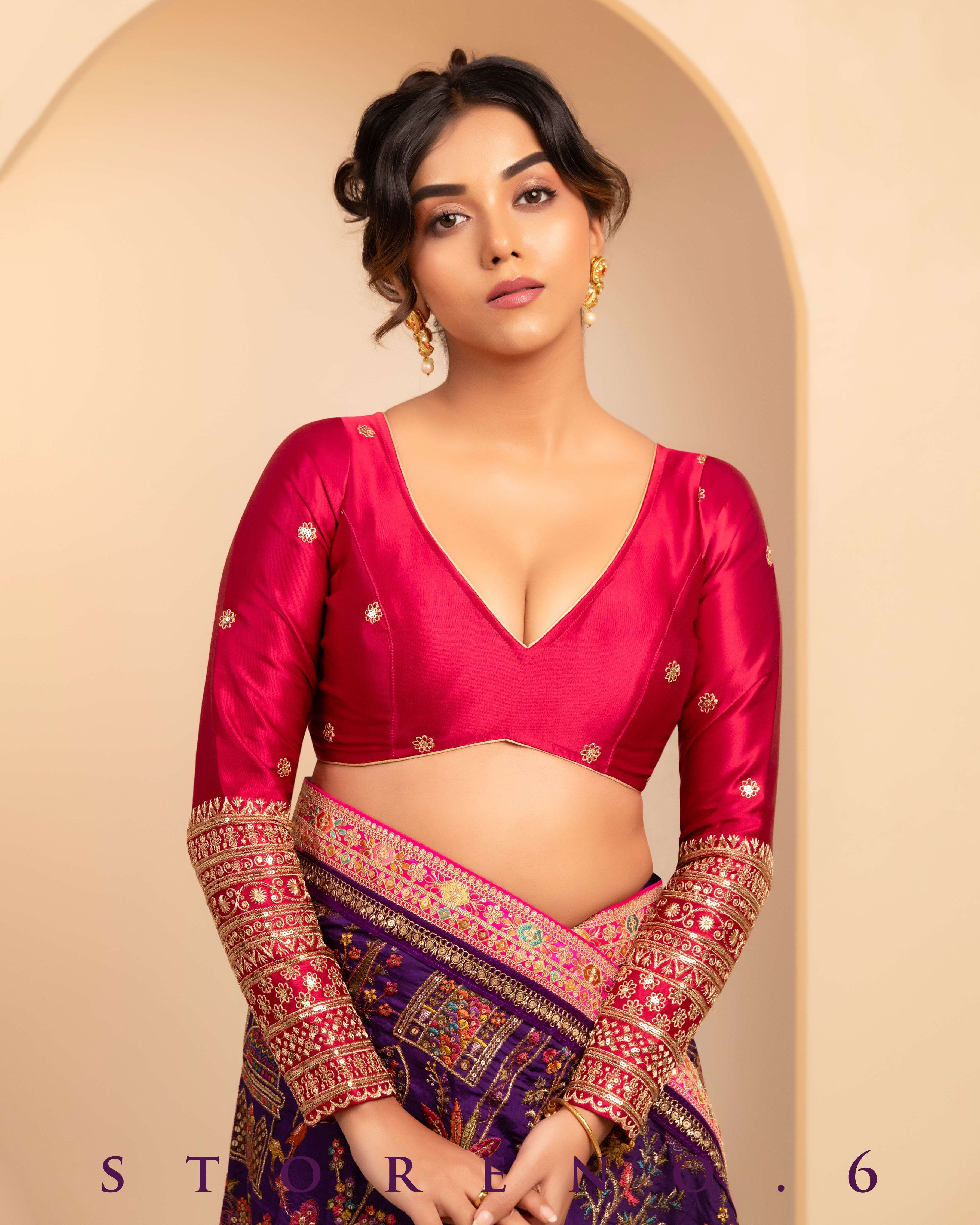 THE 6TH CENTURY CHROMA SAREE WITH AURORA APPEAL BLOUSE