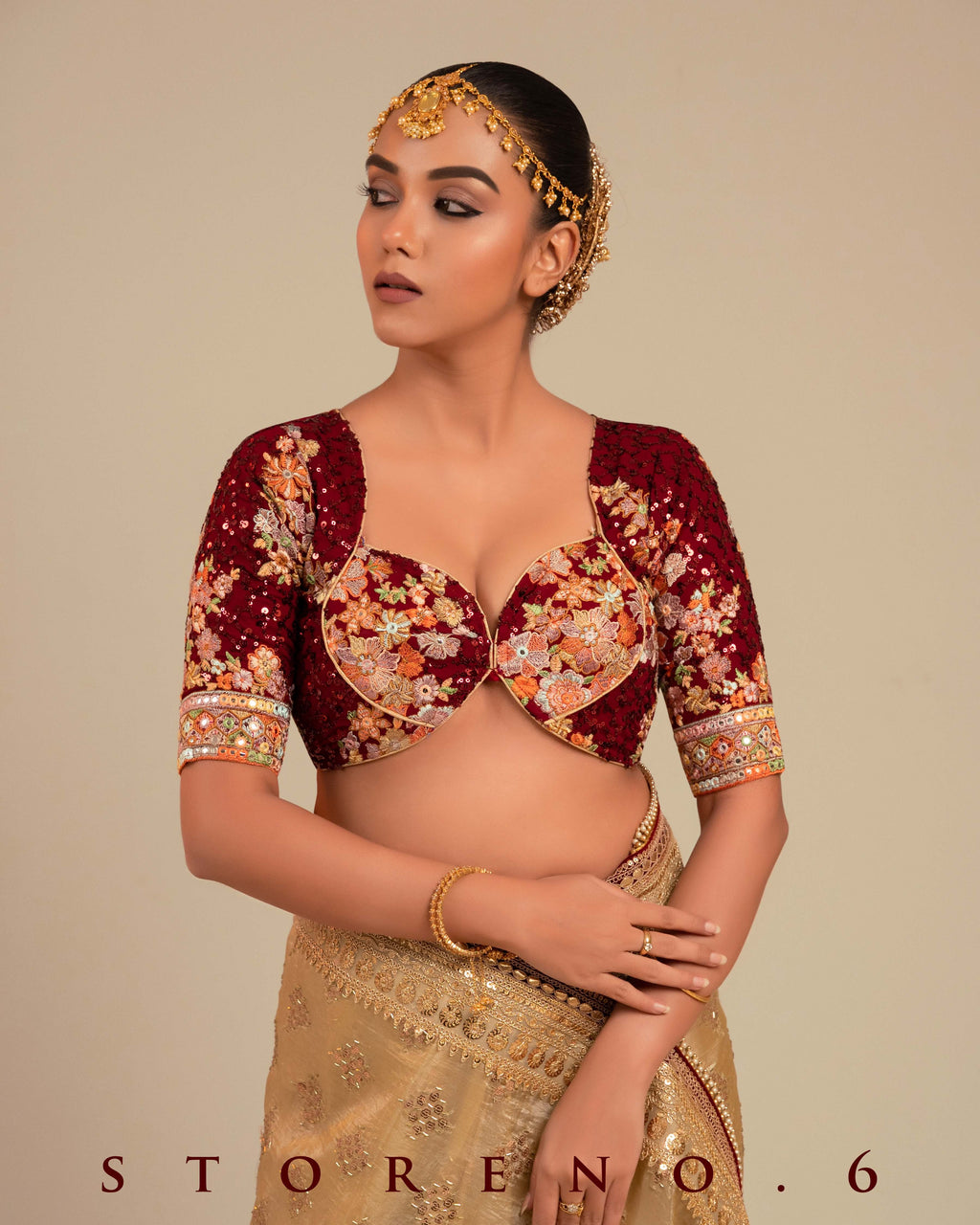 DESERT DELUXE SAREE WITH RAAKT AFSOON EDGE BLOUSE
