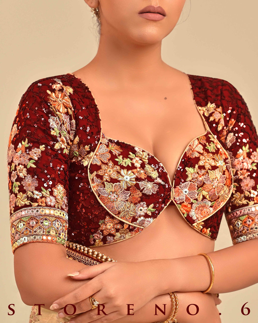 DESERT DELUXE SAREE WITH RAAKT AFSOON EDGE BLOUSE