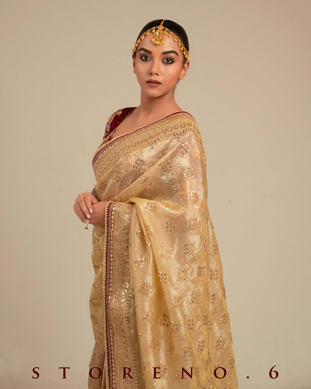 DESERT DELUXE SAREE WITH RAAKT AFSOON EDGE BLOUSE