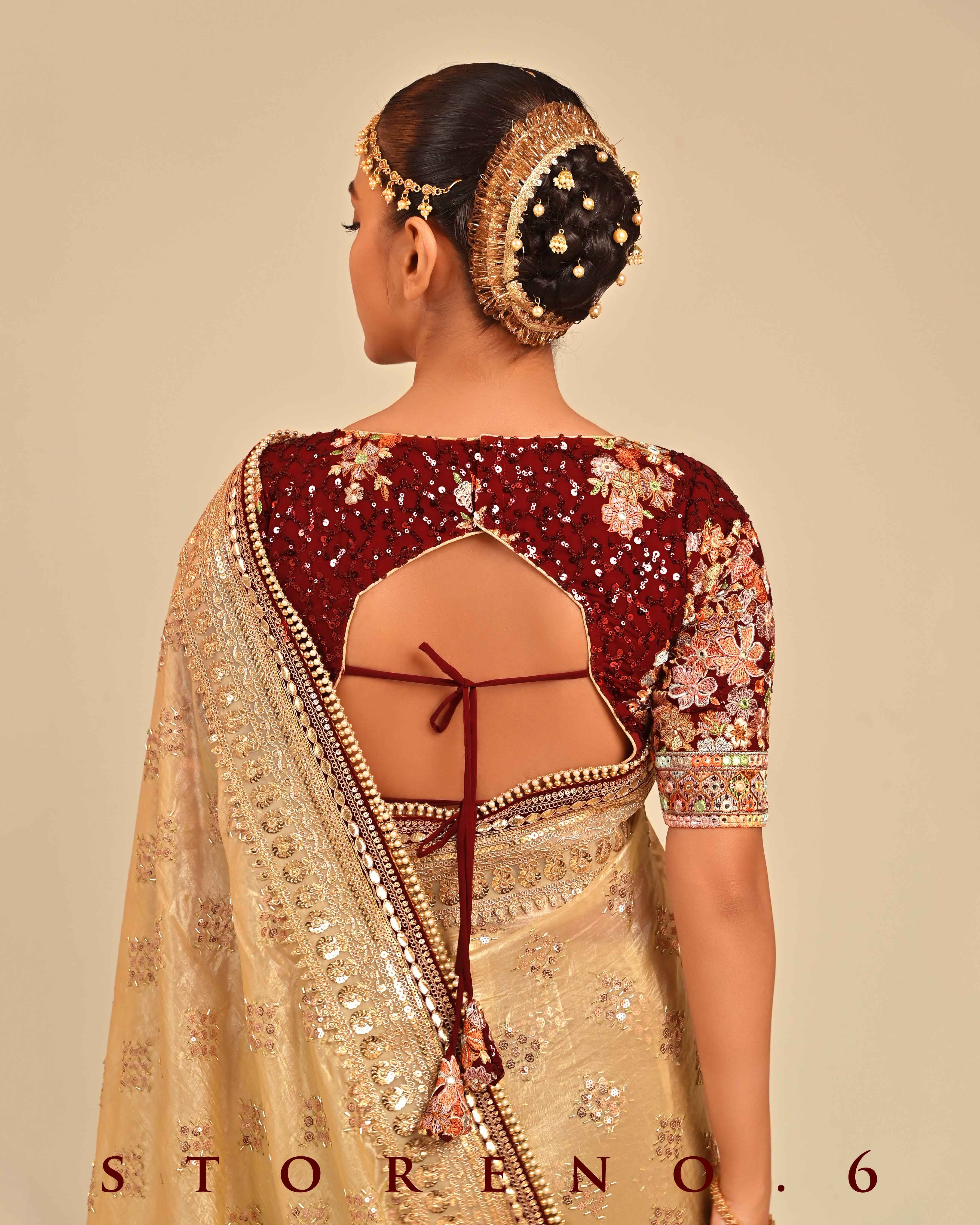 DESERT DELUXE SAREE WITH RAAKT AFSOON EDGE BLOUSE
